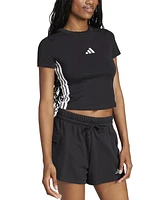 adidas Women's Essentials Slim-Fit Short-Sleeve Baby T-Shirt