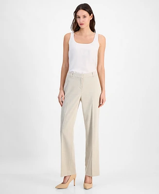 Anne Klein Women's High-Rise Wide-Leg Pants