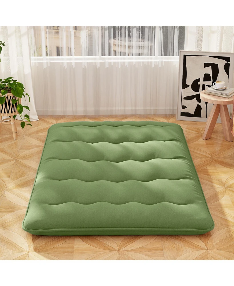 Gouun Floor Mattress with Washable Cover and Carry Bag-Full Size