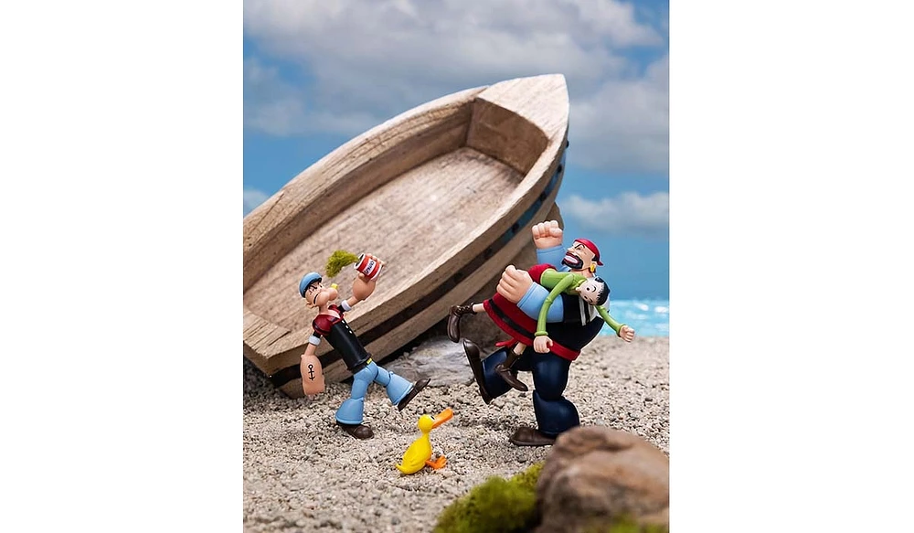 Boss Fight Studio Power Stars Bluto as Sindbad Action Figure – Retro Style Collectible Figurine from Popeye the Sailor Meets Sindbad the Sailor