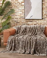 Lucky Brand Daisy Floral Cozy Plush Blanket