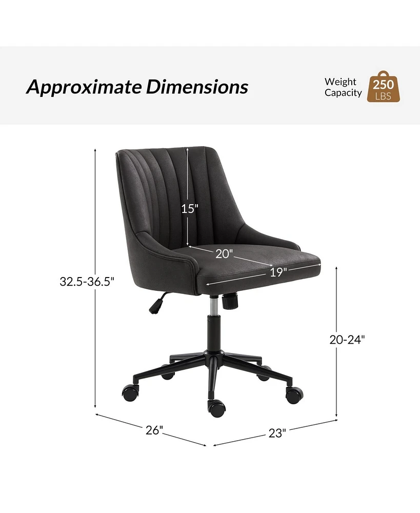 Hulala Home Tony Modern Office Chair with Adjustable Height
