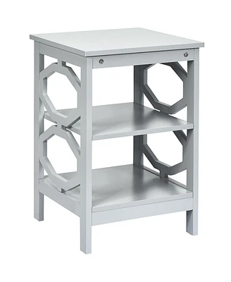 Gouun 3 Tiers Nightstand Sofa Side End Accent Table