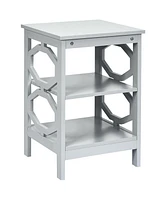 Gouun 3 Tiers Nightstand Sofa Side End Accent Table