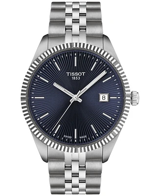 Tissot Men's Swiss Ballade Stainless Steel Bracelet Watch 40mm