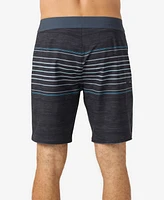 O'Neill Men's Hyperfreak Heat Stripe Scallop Board Short