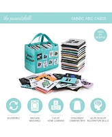 The Peanutshell Toddler Soft Alphabet Cards with Cloth Storage Bag ABCs Learning Flash Cards, Best Early Educational Toys for 0 1 2 3 Years Old