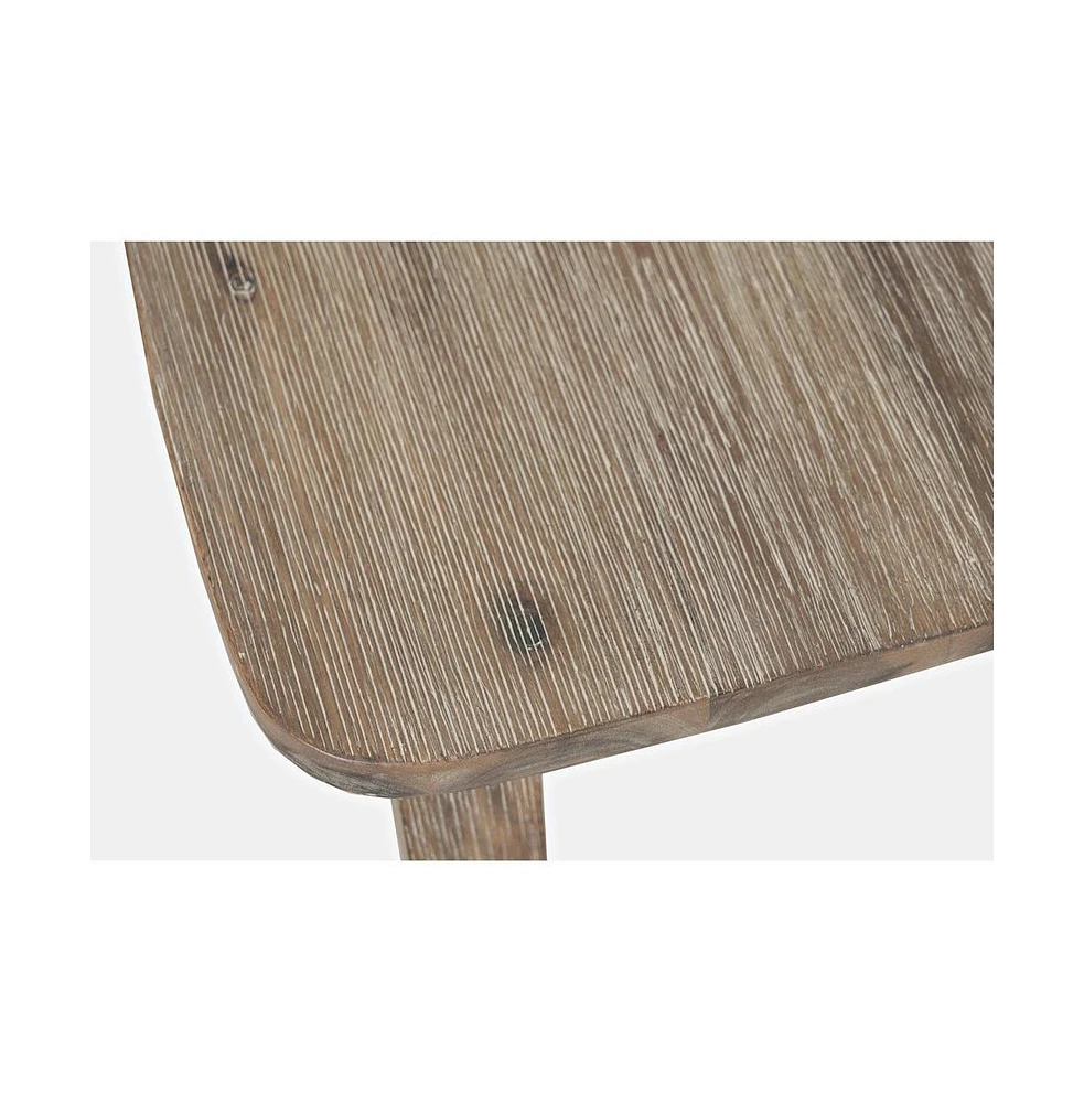 Jofran Eastern Tides Coastal Wire-Brushed Wood X-Back Acacia Dining Chair (Set of 2