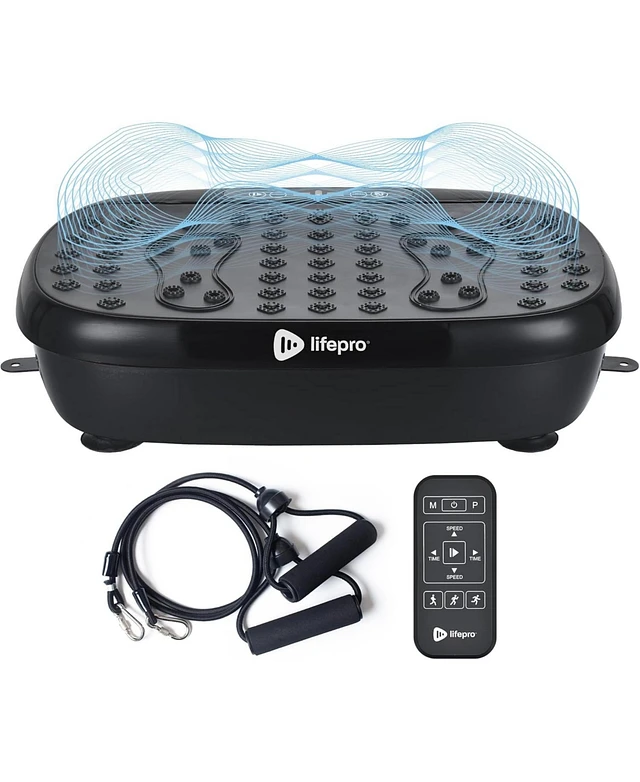 Lifepro HexaPlate Lite Vibration Plate Exercise Machine - Full Body Workout Platform For Fitness, Recovery & Lymphatic Drainage