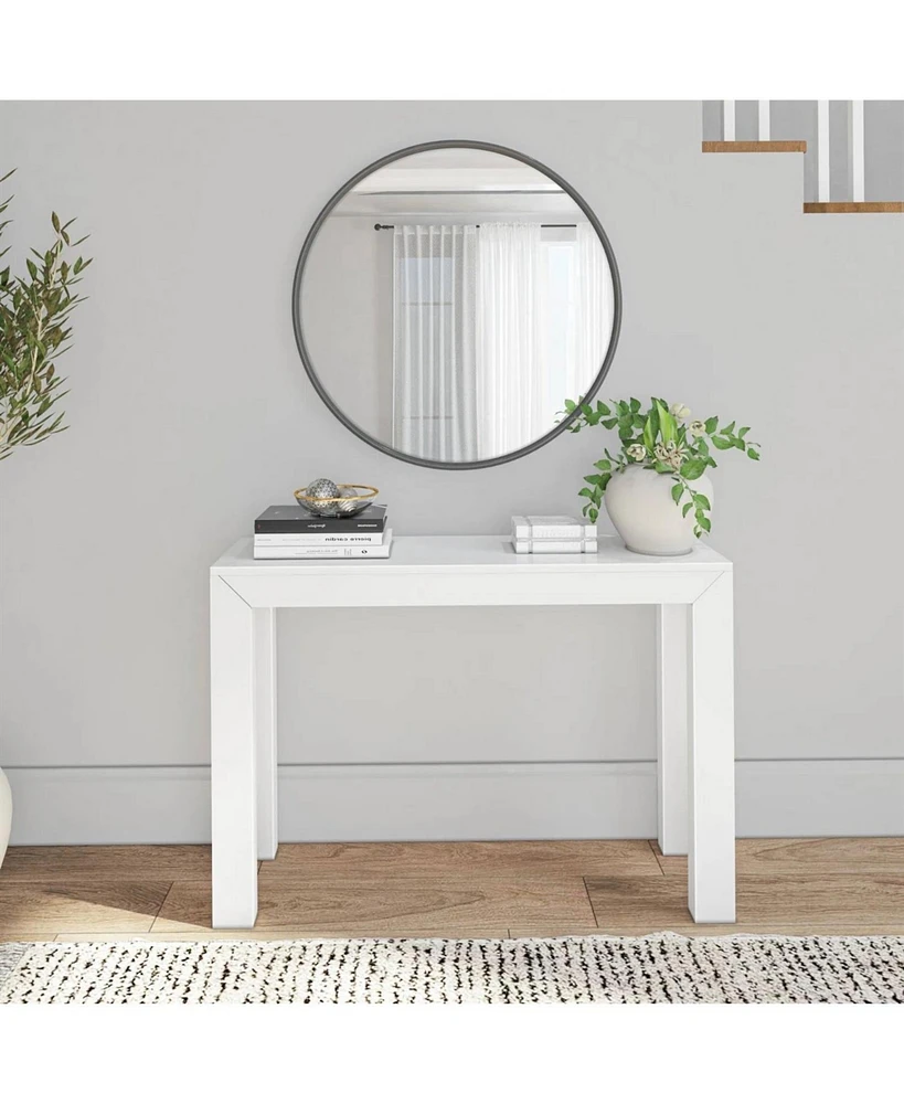 Slickblue Solid Wooden Modern Accent Console Table / Sofa Table in Wood Finish