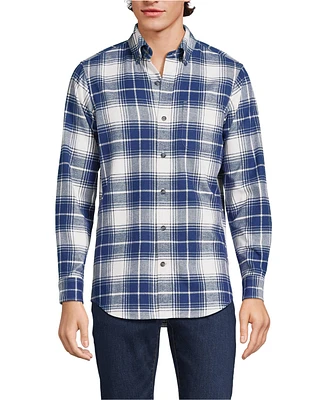 Lands' End Men's Traditional Fit Flagship Flannel Shirt