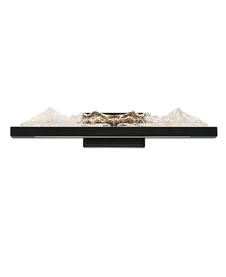 Cwi Lighting 5" Metal Himalayas Integrated Led Vanity Light