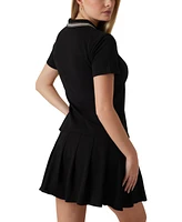 Guess Women's Suzanne Logo Graphic Polo Shirt