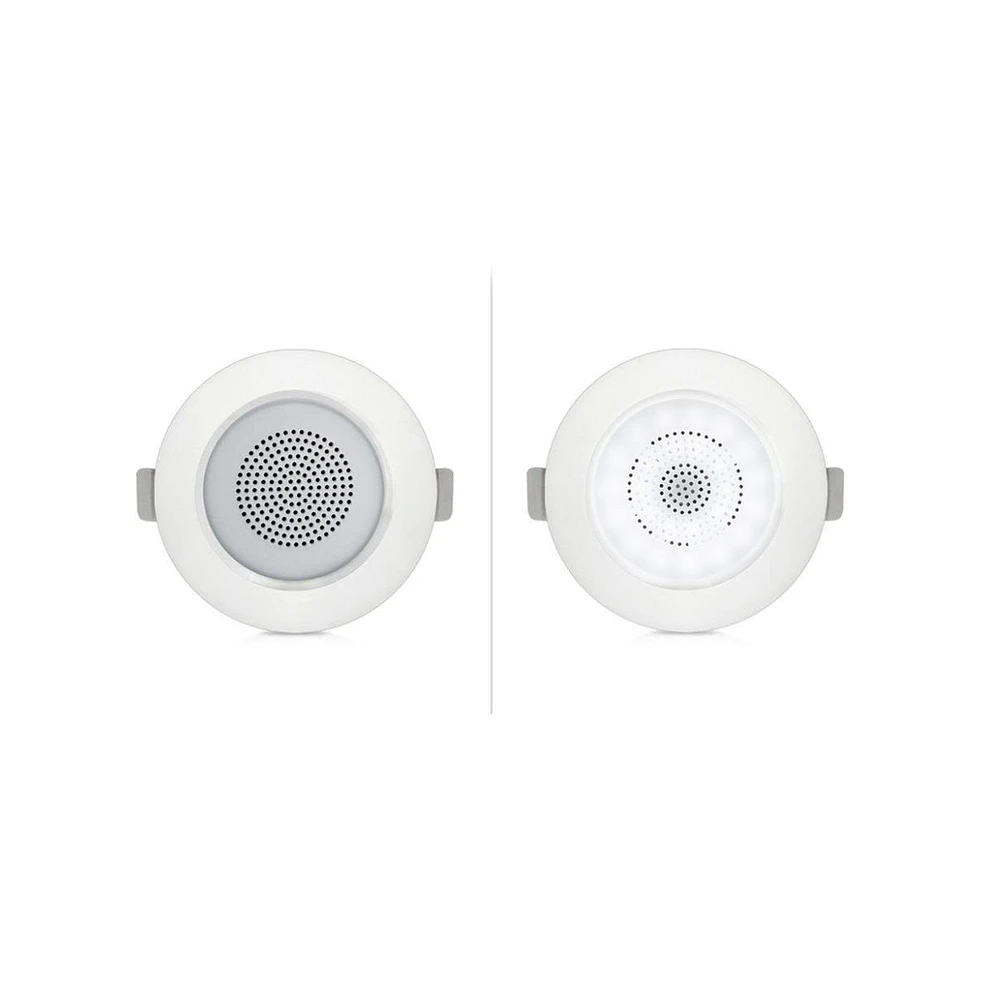 Pyle 4.0” Led In-Wall / Ceiling Speakers - 2-Way Full Range Stereo with Built-In Led Lights, 160W Max Power Output