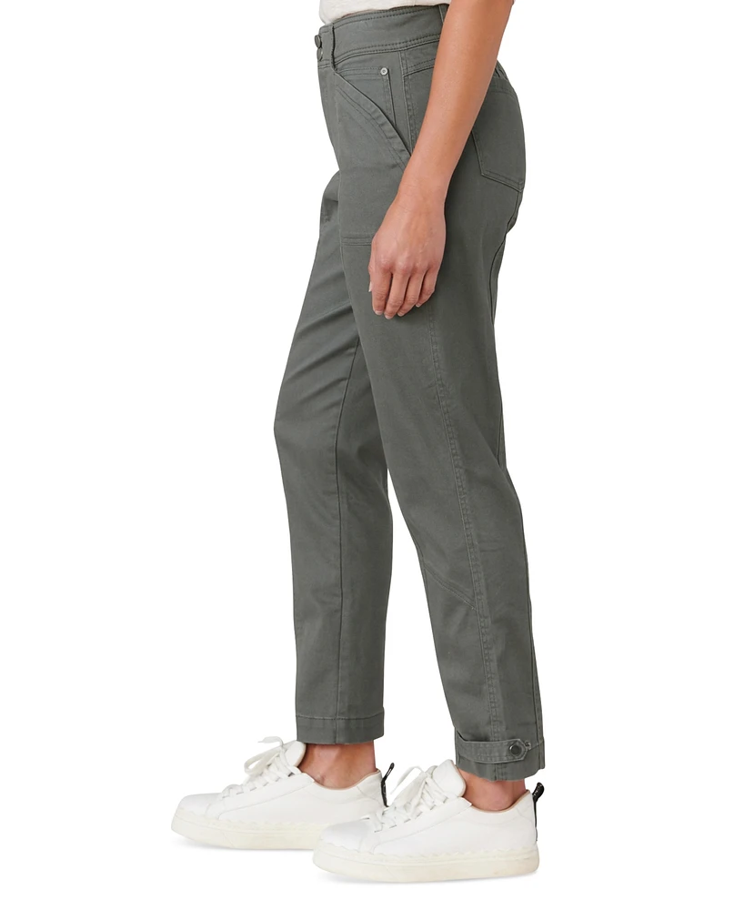 Democracy Women's "Ab"solution High-Rise Tapered Utility Jeans