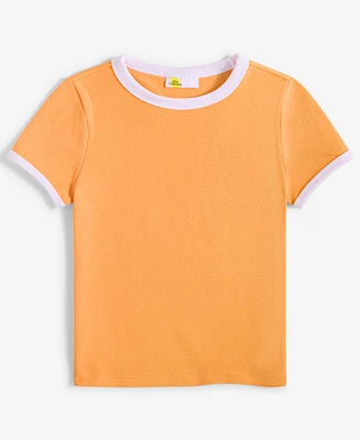 Epic Threads Little & Big Girls Rib Baby Tee, Exclusively at Macy's