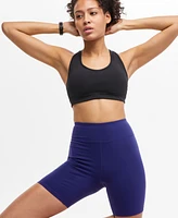Id Ideology Women's Soft 7" Bike Shorts, Exclusively at Macy's