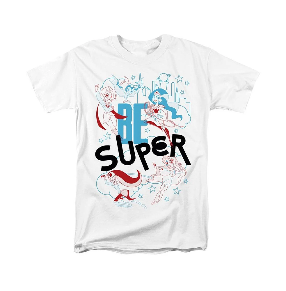 Dc Wonder Woman Men's Superhero Girls Comics Be Super Short Sleeve Adult Tee / T-Shirt