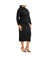 City Chic Plus Jojo Fitted Dress