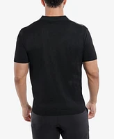 Men's Stripe Polo Sweater