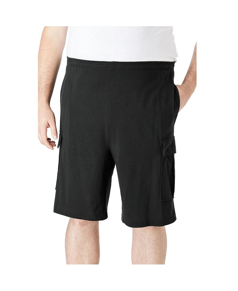 KingSize Tall Lightweight Jersey Cargo Shorts