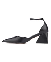 Women's Vicki Ankle Strap Pointed Toe Heel