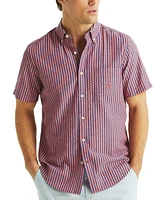 Nautica Men's Stripe Seersucker Shirt