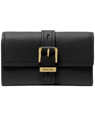 Michael Michael Kors Nolita Medium Flap Trifold Leather Wallet