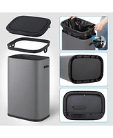 gaomon Automatic Trash Can with Lid,13 Gallon Smart Trash Can, 50L Motion Sensor Trash Can