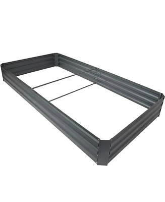 Galvanized Steel Rectangle Raised Garden Bed