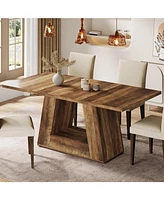Tribesigns Dining Table for 4 to 6 People, 63" Rectangular Dining Room Table