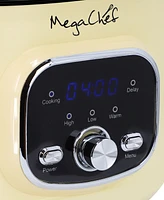 MegaChef 6.5 Quart Oval Electric Slow Cooker