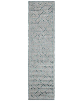 Liora Manne' Carmel Pyramid 1'11"x7'6" Runner Area Rug