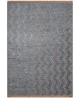 Liora Manne' Mercer Zigzag 6'6"x9'4" Area Rug