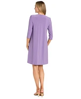 R & M Richards Women's Paisley-Print Necklace Jacket & Dress