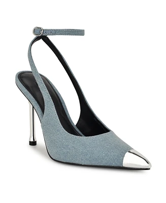 Nine West Women's Monroh Ankle Wrap Stiletto Pumps