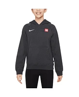 Nike Big Boys and Girls Black Liverpool Third Air Pullover Hoodie