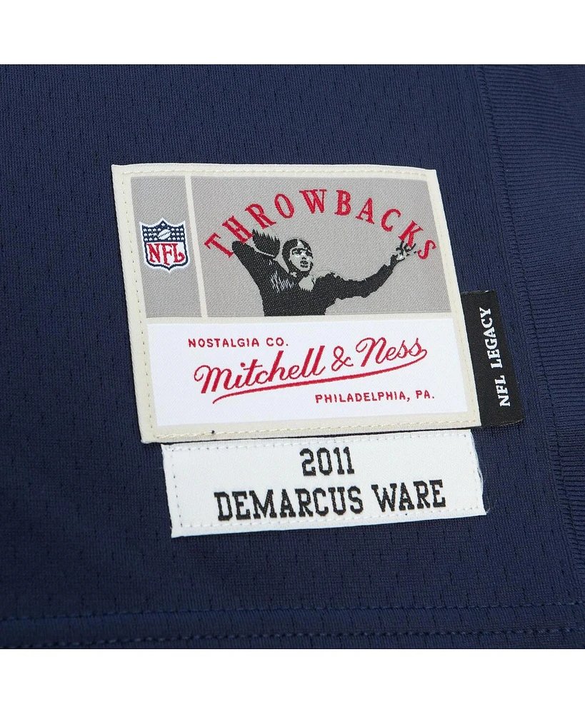 Mitchell & Ness Men's DeMarcus Ware Navy/White Dallas Cowboys 2011 Alternate Legacy Replica Jersey