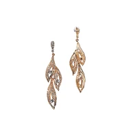 Rhinestone Eyes Drop Earrings