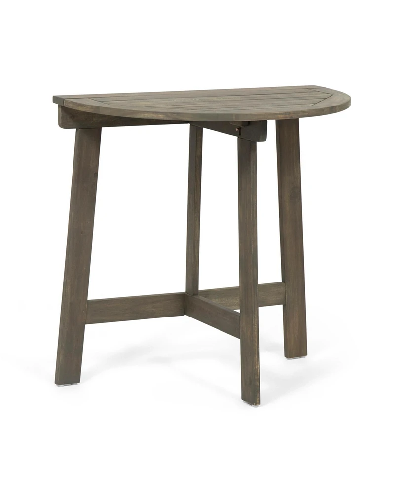 Lovmor Half-round Bistro Table, Grey
