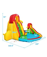 Kids Inflatable Water Slide Bounce Park Splash Pool