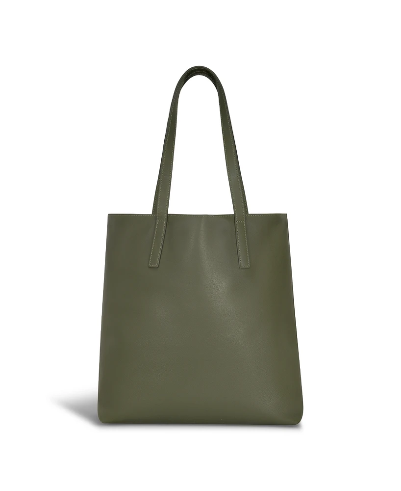 Champs Onyx Collection Leather Vertical Tote