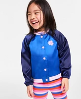Epic Threads Toddler Girl Satin Bomber Jacket, Toddler, Exclusively at Macy's
