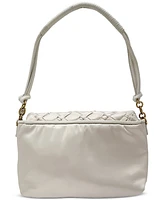 Sam Edelman Evelyn Woven Leather Small Flap Shoulder Bag