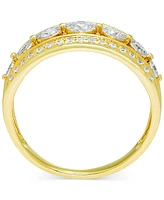Diamond Openwork Triple Row Ring (1/2 ct. t.w.) in 14k Gold