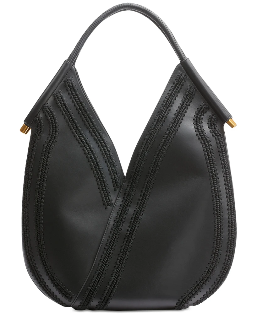 Donna Karan New York Baldwin Large Crochet Shoulder Bag