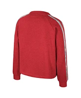 Colosseum Women's Scarlet Ohio State Buckeyes Treasures Long Sleeve V-Neck T-Shirt