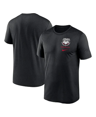 Nike Men's Georgia Bulldogs Alternate Logo Lockup Legend Performance T-Shirt