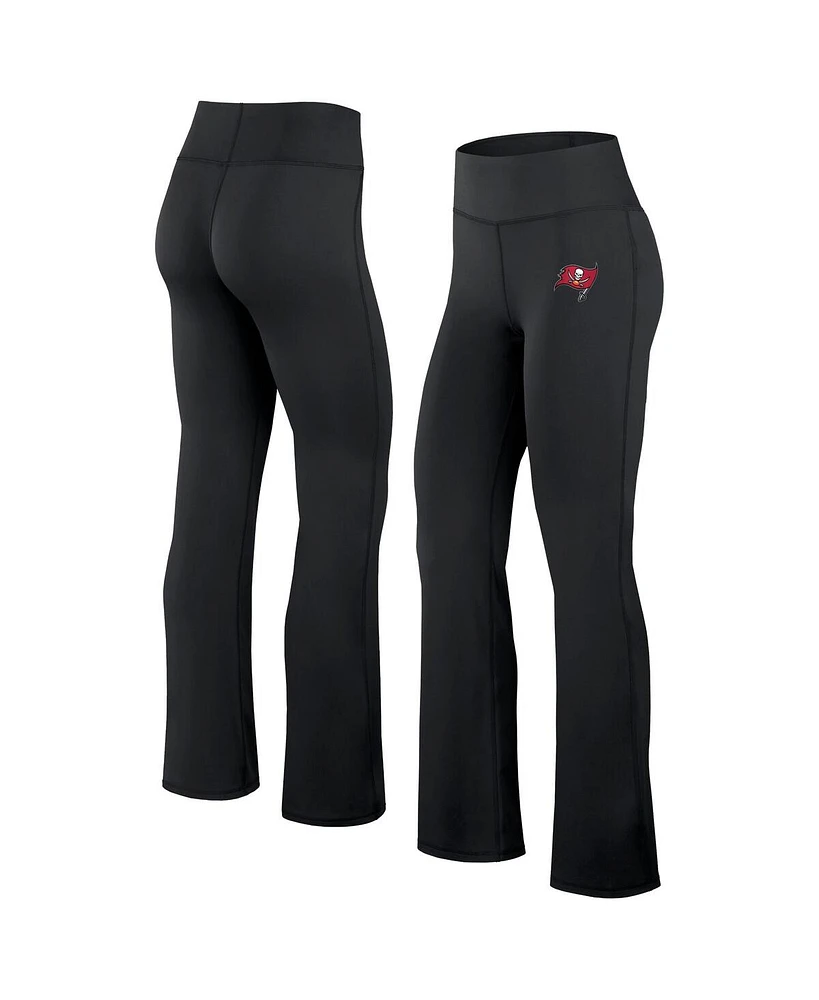 Fanatics Women's Black Tampa Bay Buccaneers Maxed Out Flare Leggings