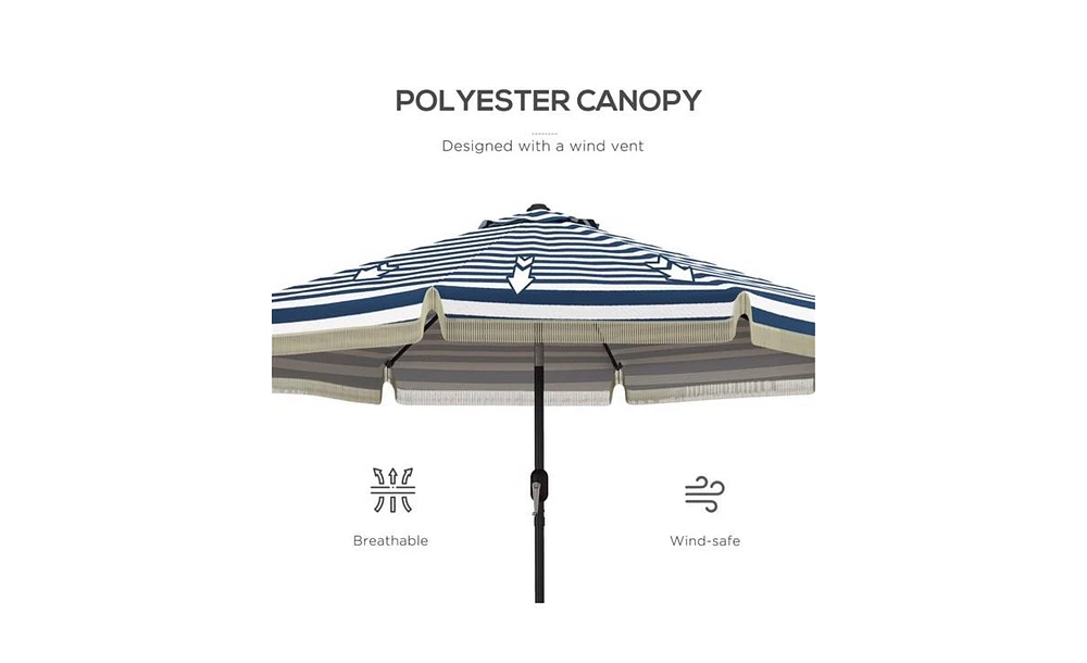 Outdoor Beach Umbrella – Lightweight and Portable Uv Protection for Beach, Picnic, or Use